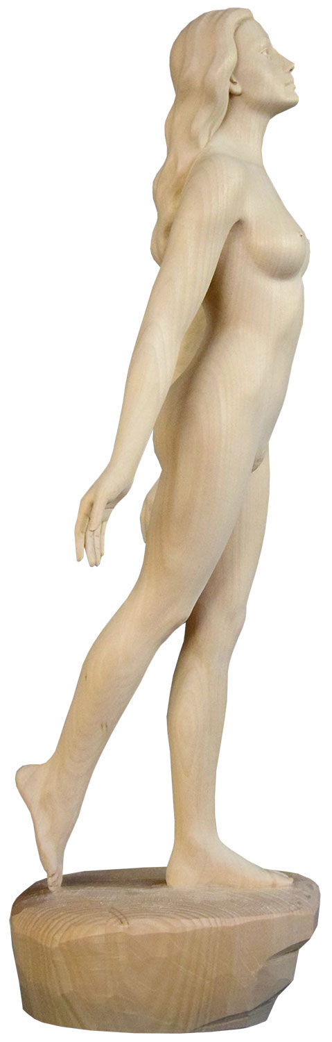 Holzskulptur "Partenza" (2025) (Original / Unikat) von Richard Senoner