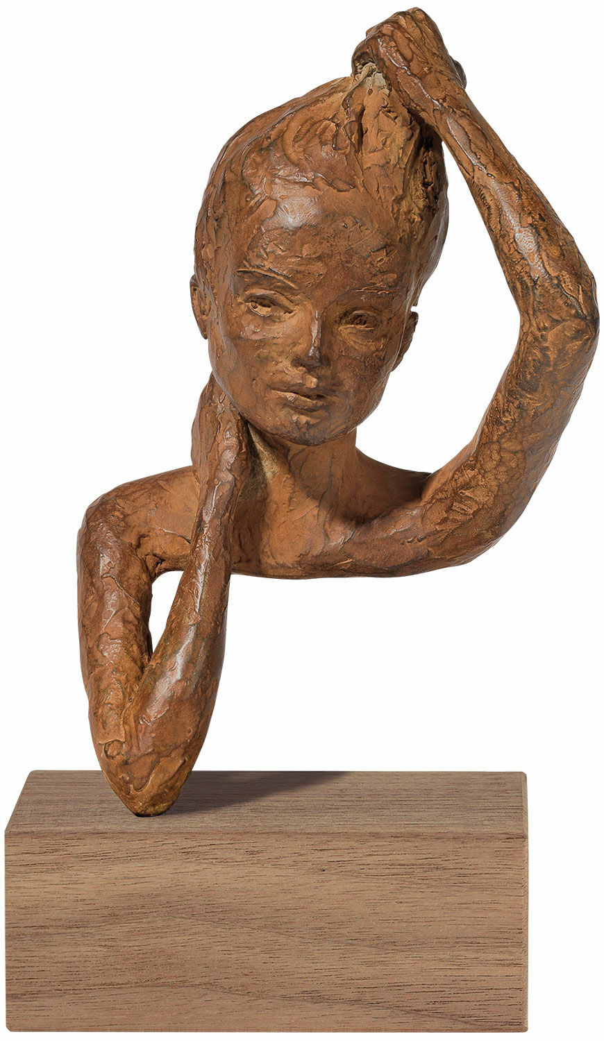 Skulptur "Energie", Bronze von Valerie Otte