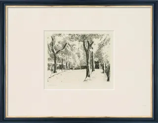Bild "Allee (Große Seestraße in Wannsee)" (1924)