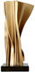 Scultura "Folding 1" (2019), bronzo di Kuno Vollet