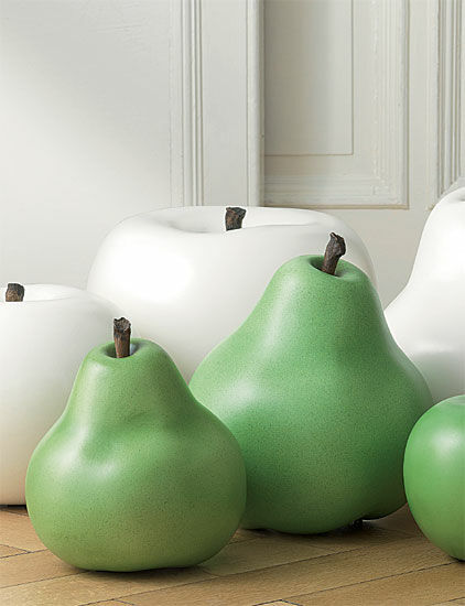 Ceramic object "Pear Green" (large version - not shown)