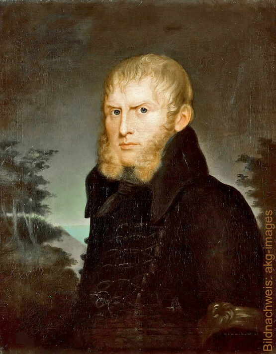 Porträt des Künstlers Caspar David Friedrich