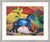 Bild "Lilla blå hästen" (1912), inramad