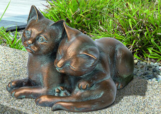 Garden sculpture "Kitten", bronze