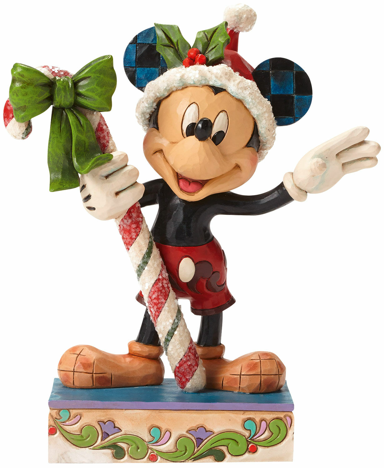 Sculpture "Mickey with Candy Cane", cast by Jim Shore