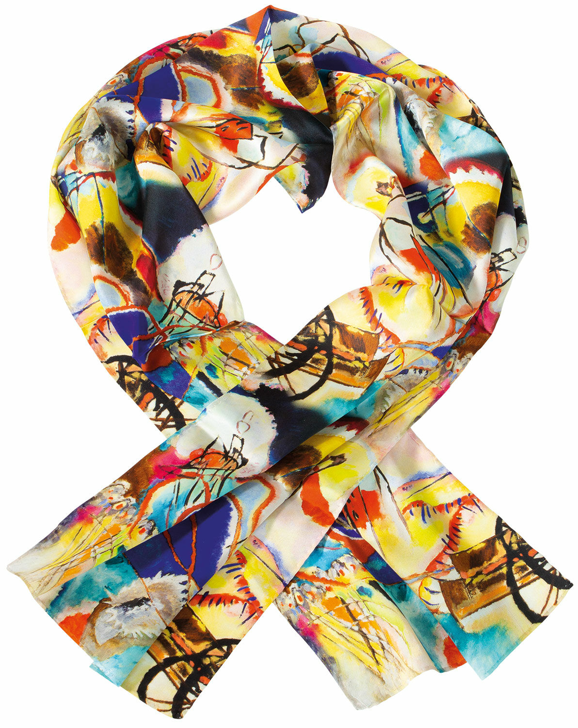 Silk scarf "Improvisation No. 30" by Wassily Kandinsky