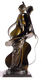 Scultura "Cellopige" (1992), bronzo di Arman