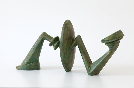 Skulptur "The Calm" (2006), bronze von Alejandra Ruddoff