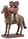 Sculpture "Friends for ever" (2015), bronze de Zhang Hui