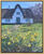 Picture "Daffodils in Front of the Frisian House" (2024) (Original / Unique piece), framed