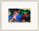 Schilderij "Green Horse" (1912), ingelijst van Franz Marc