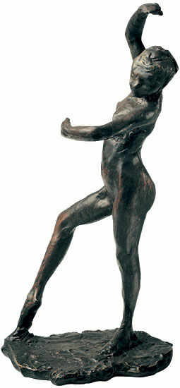 Skulptur "Spanische Tänzerin", Version in Kunstbronze von Edgar Degas