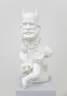 Sculpture "Satyre" (2017) (Pièce unique) von Hannes Uhlenhaut