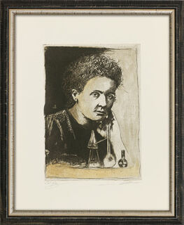 Picture "Marie Curie", framed
