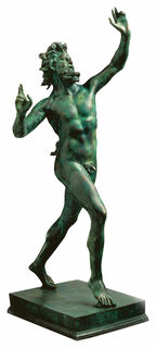 Skulptur "Fauno Danzante aus Pompeji" (Originalgröße), Version in Bronze