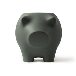 Tavolino "Sidepig olivegreen" (per uso interno ed esterno) – progettato da Timo Keultjes e Diederik Dam di  Werkwaardig