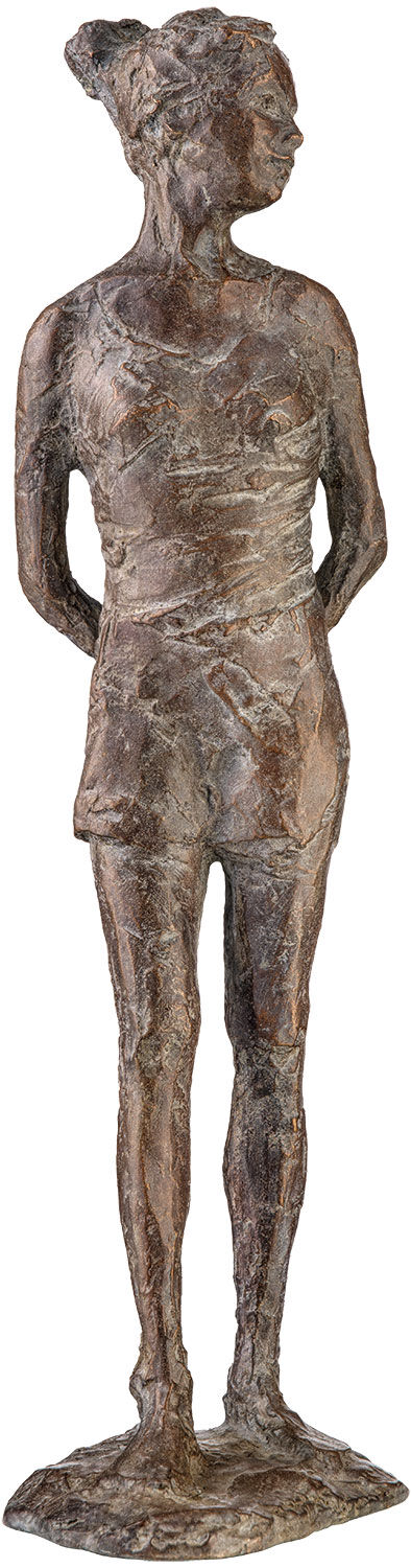Skulptur "Aufbruch", Bronze von Valerie Otte