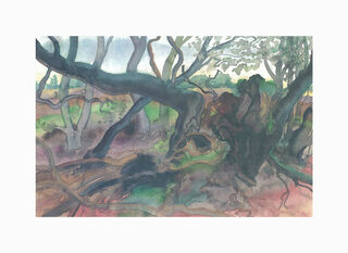 Picture "Forest Landscape on Moen" (2001), unframed