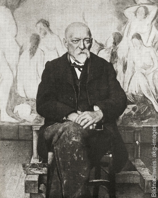 Porträt des Künstlers Paul Cézanne