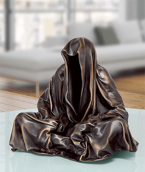 Skulptur "Guardians of Time - Mini Wächter", Version in Bronze von Manfred Kielnhofer