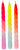 Set of 3 stick candles "Shades of Fruit Salad"