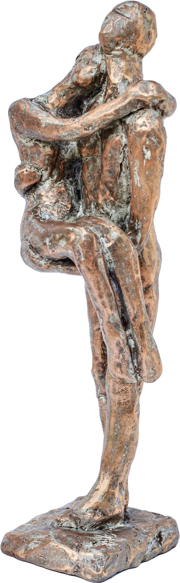 Skulptur "Pina - Versöhnung" (2019), Bronze von Dagmar Vogt