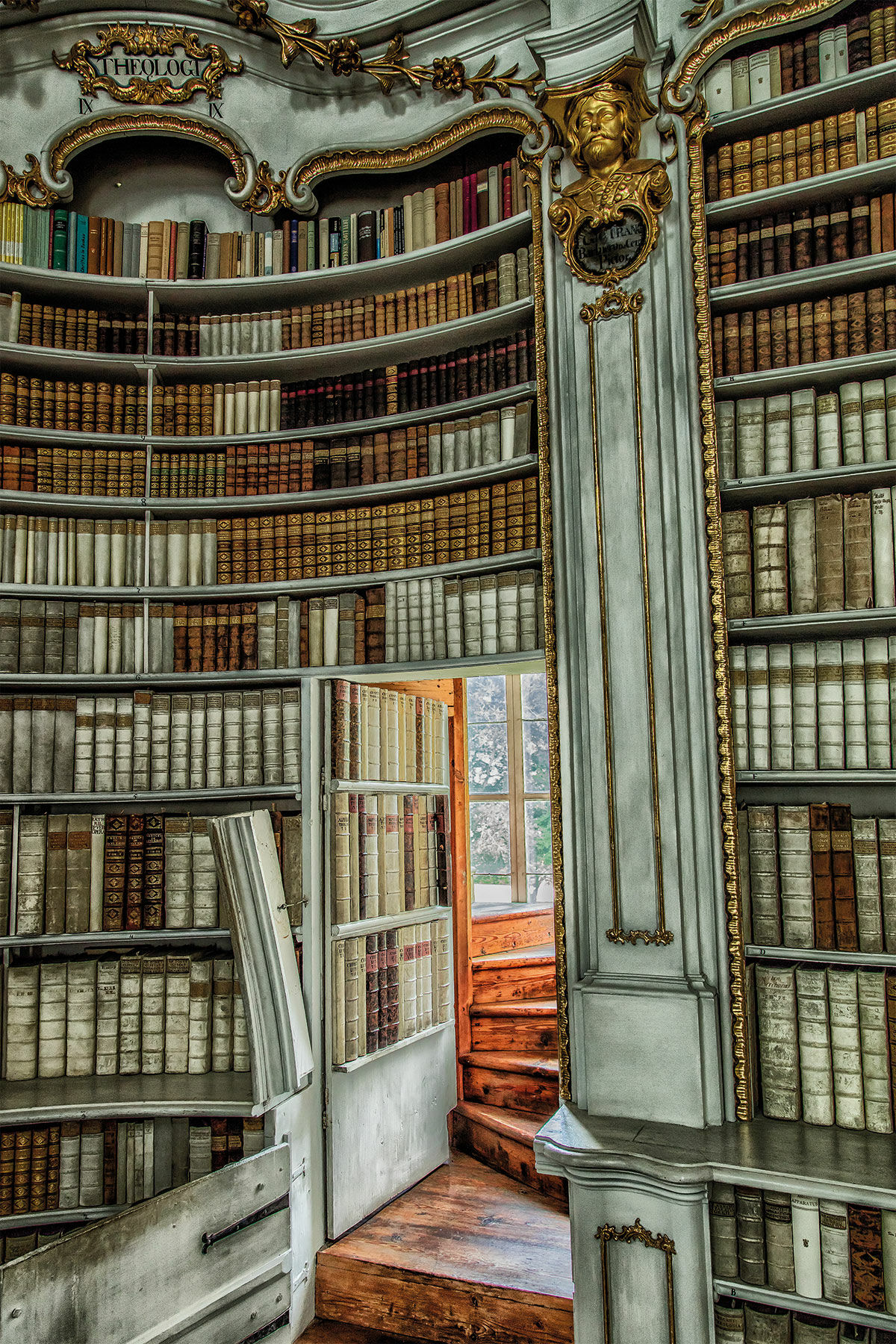 Picture "Historic Bookcase" by Peter Odekerken
