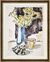 Tableau "Vase avec fleurs jaunes et escargots de mer" (ca. 1965-69) (Pièce unique)