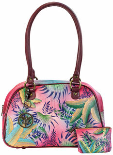 Handtasche "Blätterzauber" der Marke Anuschka® mit Zusatztasche