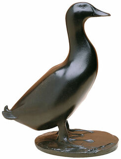 Skulptur "Ente", Kunstguss