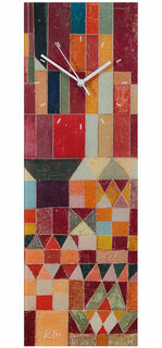 Wanduhr "Burg und Sonne" von Paul Klee