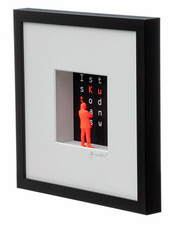 3D Picture "Is That Art?", framed by Ralf Birkelbach