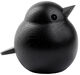 Wooden figure "Sparrow Mama", black version by novoform