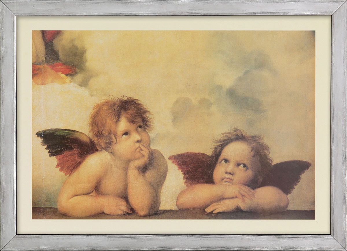Picture "Two Angels", framed by Raffaelo Santi