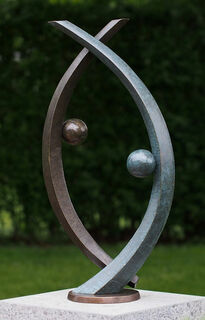 Gartenskulptur "Duality" (ohne Sockel), Bronze