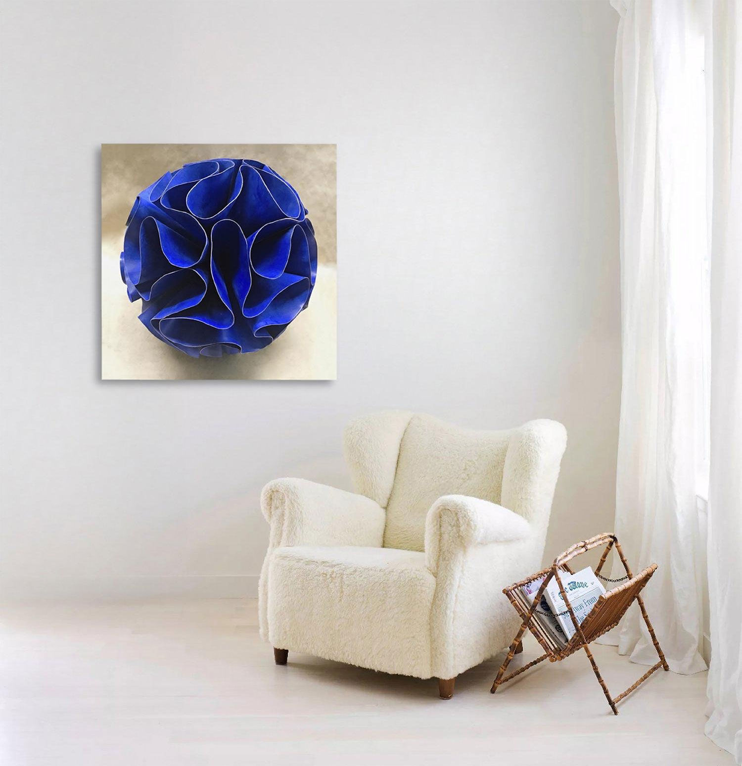 Bild "Seed - The Power of Blue", gerahmt von Garda Alexander