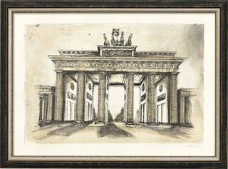 Picture "Brandenburg Gate", framed by Bernd Lehmann