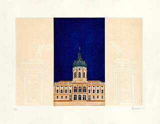 Picture "Charlottenburg Palace", unframed by Joseph Robers