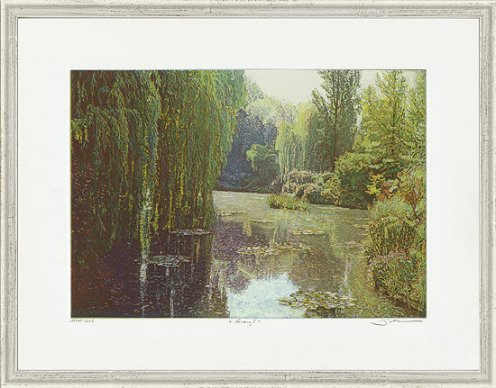 Picture "Giverny I", framed by Günther Hermann