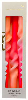 Set of 3 stick candles "Flamingo Weeding" by Pink Stories