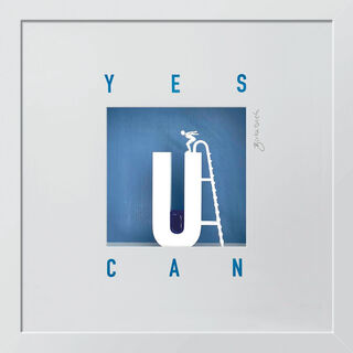 3D Picture "YES U CAN", framed by Ralf Birkelbach