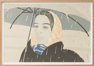Picture "Blue Umbrella 1" (1979) by Alex Katz