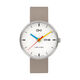 Bauhaus Walter Gropius "Forum Simplex Date" polshorloge – Gemaakt in Duitsland – Saffierglas – 39 mm