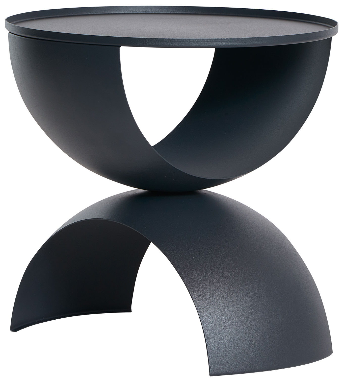 Sidebord "BOW BOW", antracit-version af Frederik Roijé Design
