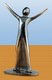 Skulptur "Freude", Bronze
