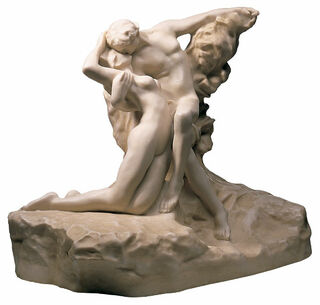 Skulptur "Der ewige Frühling" (1884), Version in Kunstmarmor von Auguste Rodin