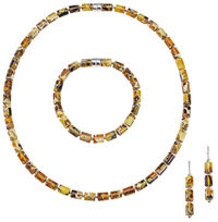 Parure de bijoux en ambre "Jantara"