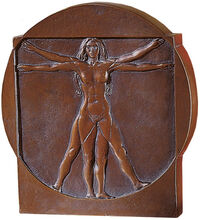 "Schema delle Proporzioni", relief sculpture "Woman"