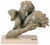 Sculptuur "Saamhorigheid", gietsteenlook