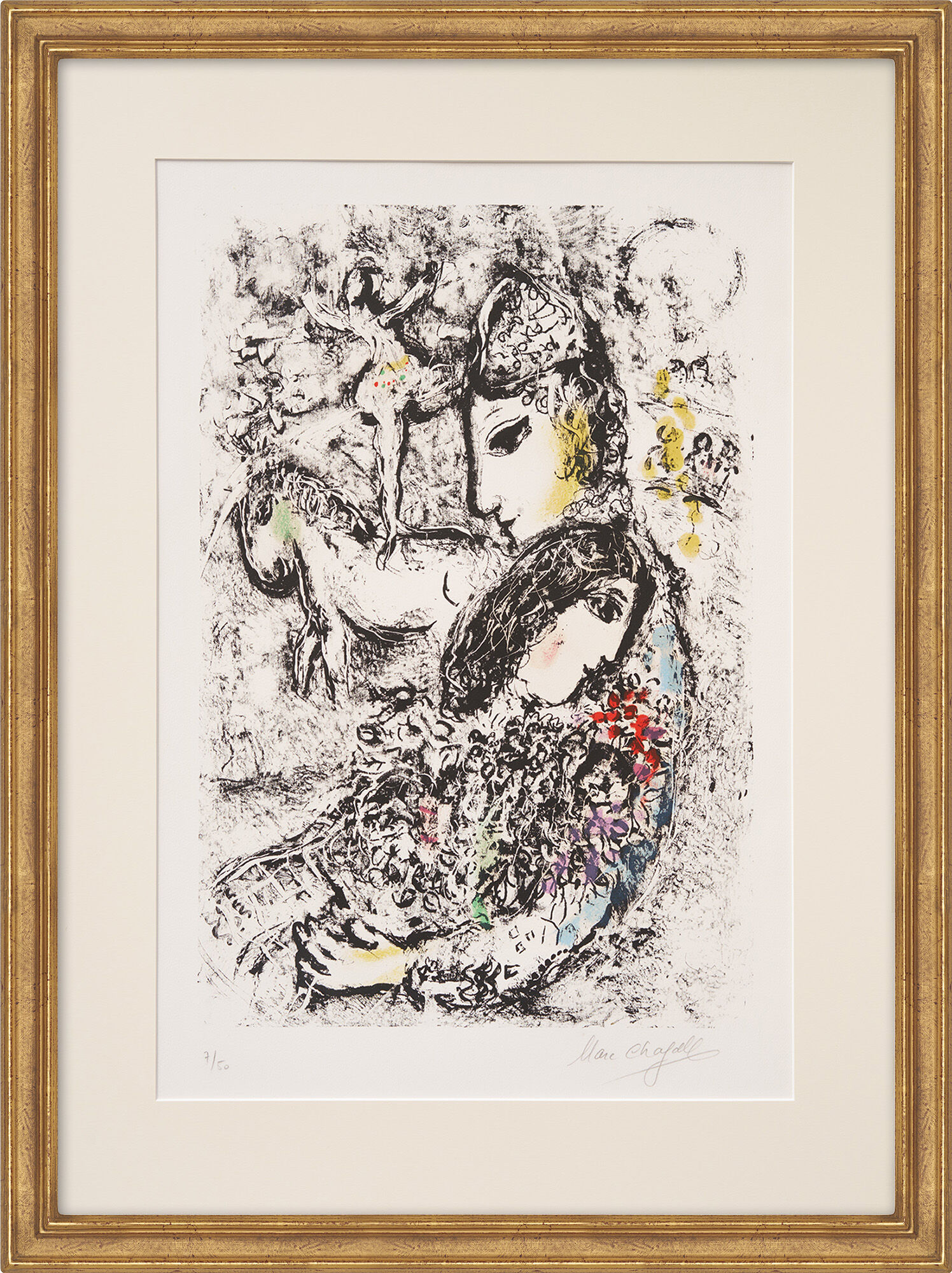 Tableau "Les Enchanteurs" (1969) von Marc Chagall